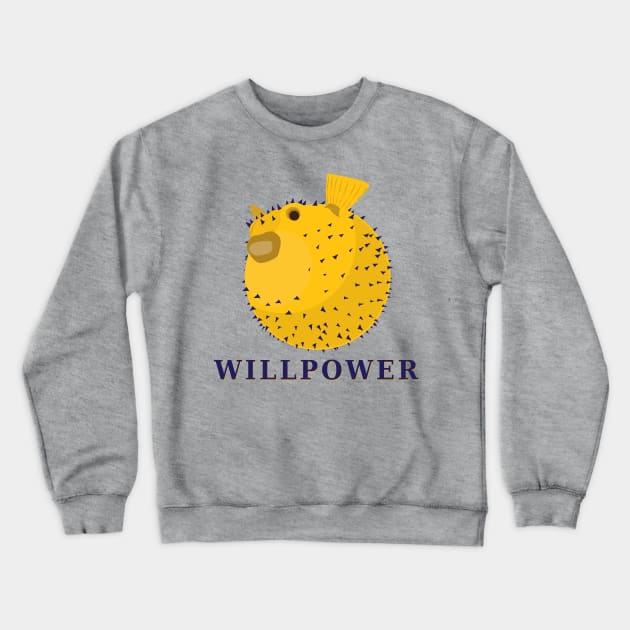 King of Willpower Crewneck Sweatshirt by EdwardLarson